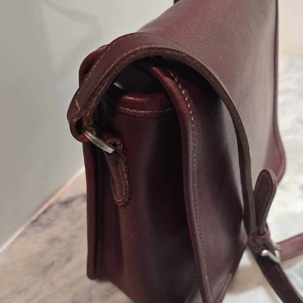 Coach Rich Dark Brown Vintage Leather Shoulder/Crossbody Bag - Picture 2 of 15